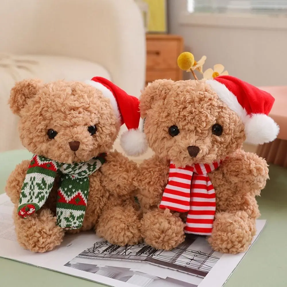 Stuffed Hat Christmas Bear Plush Toy Dress Up Fluffy Scarf Bear Kawaii Plush Toys Cartoon Soft Bear Stuffed Doll Party Supplies
Stuffed Hat Christmas Bear Plush Toy Dress Up Fluffy Scarf Bear Kawaii Plush Toys Cartoon Soft Bear Stuffed Doll Party Supplies