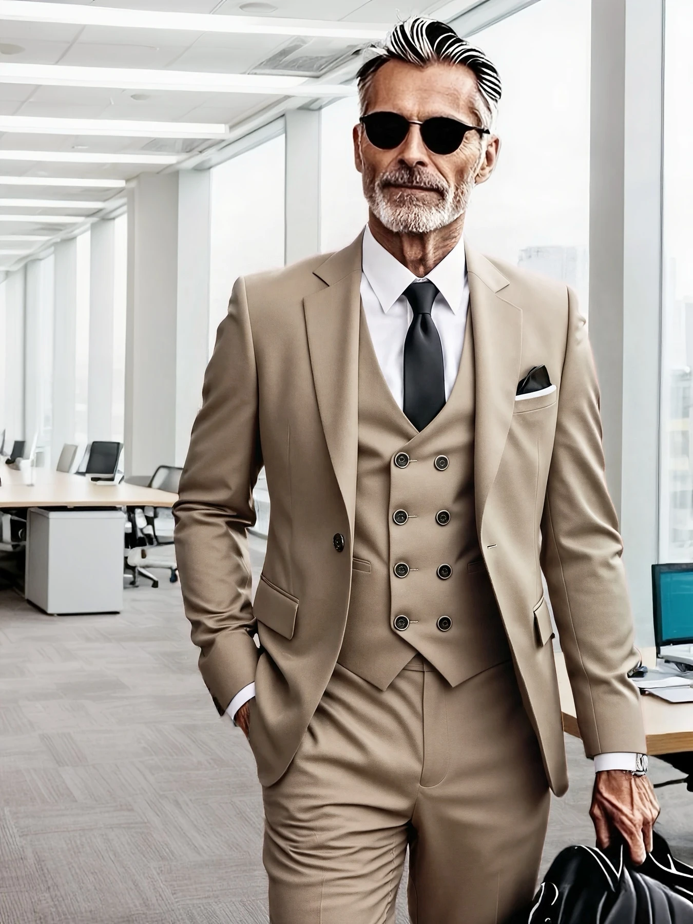 Luxury Men's 3-Piece Suit Single Breasted Notch Lapel Solid Double Breasted Waistcoat Elegant Office Party Wedding
Luxury Men's 3-Piece Suit Single Breasted Notch Lapel Solid Double Breasted Waistcoat Elegant Office Party Wedding