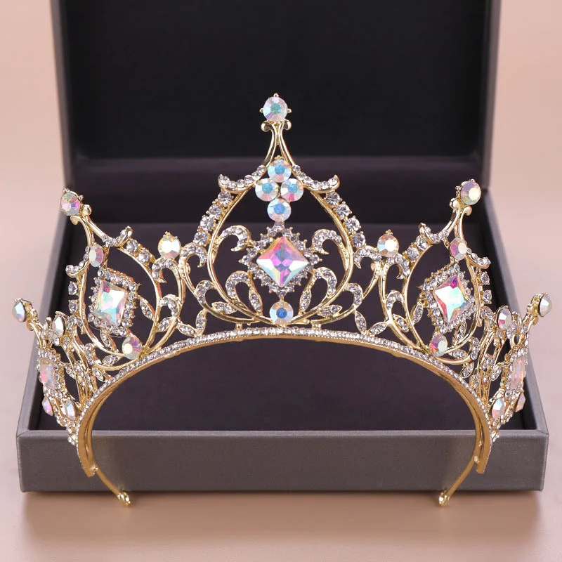 Bridal Crown Golden Wedding Hair Accessories Crystal Rhinestone Bride Wedding Tiaras and Crowns Headpiece Diadema Hair Ornament
Bridal Crown Golden Wedding Hair Accessories Crystal Rhinestone Bride Wedding Tiaras and Crowns Headpiece Diadema Hair Ornament