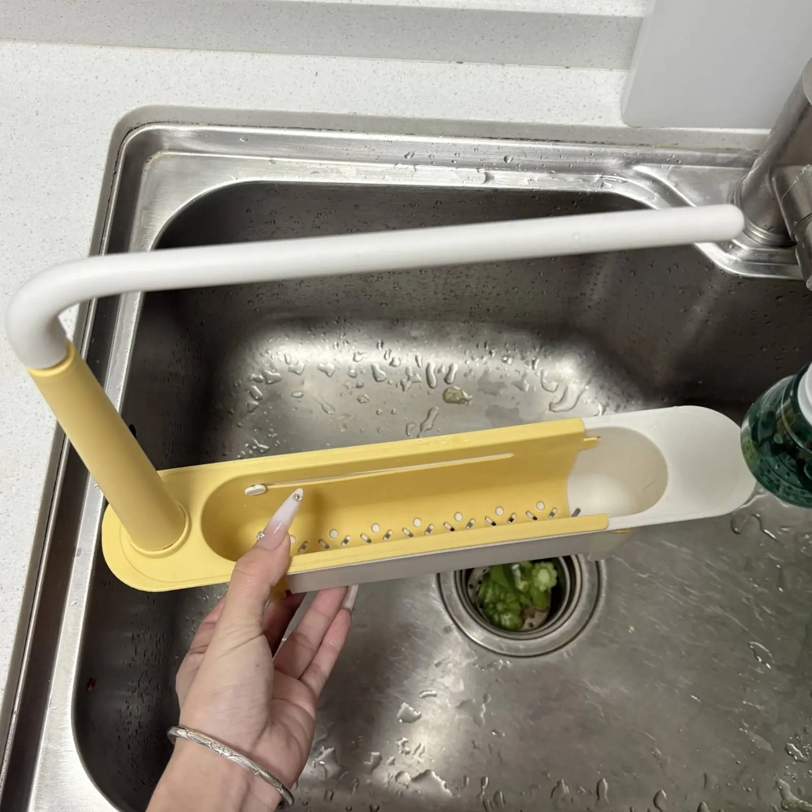 Telescopic Sink Storage Space Saving Expandable Sink Organizer Household Storage Quick Draining Long-Lasting PP Material
Telescopic Sink Storage Space Saving Expandable Sink Organizer Household Storage Quick Draining Long-Lasting PP Material