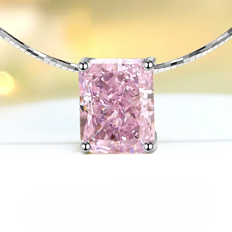 100% 925 Sterling Silver Necklace Women's Pendant Imported High Carbon Diamond Wedding Jewelry Wholesale
100% 925 Sterling Silver Necklace Women's Pendant Imported High Carbon Diamond Wedding Jewelry Wholesale