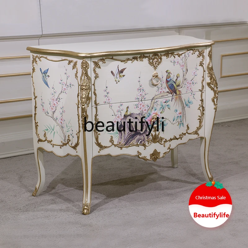 C45 Американский ретро-массив дерева, легкий роскошный шкафчик для гостиной, американский деревенский сундук, сундук с ручной росписью для спальни
C45 Американский ретро-массив дерева, легкий роскошный шкафчик для гостиной, американский деревенский сундук, сундук с ручной росписью для спальни