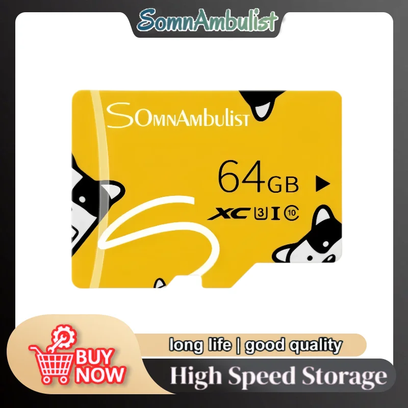 SomnAmbulist Memory Card 32GB 64GB High Speed Mini TF Card C10 U3 A1 for Drone Audio Surveillance Device TF Card
SomnAmbulist Memory Card 32GB 64GB High Speed Mini TF Card C10 U3 A1 for Drone Audio Surveillance Device TF Card