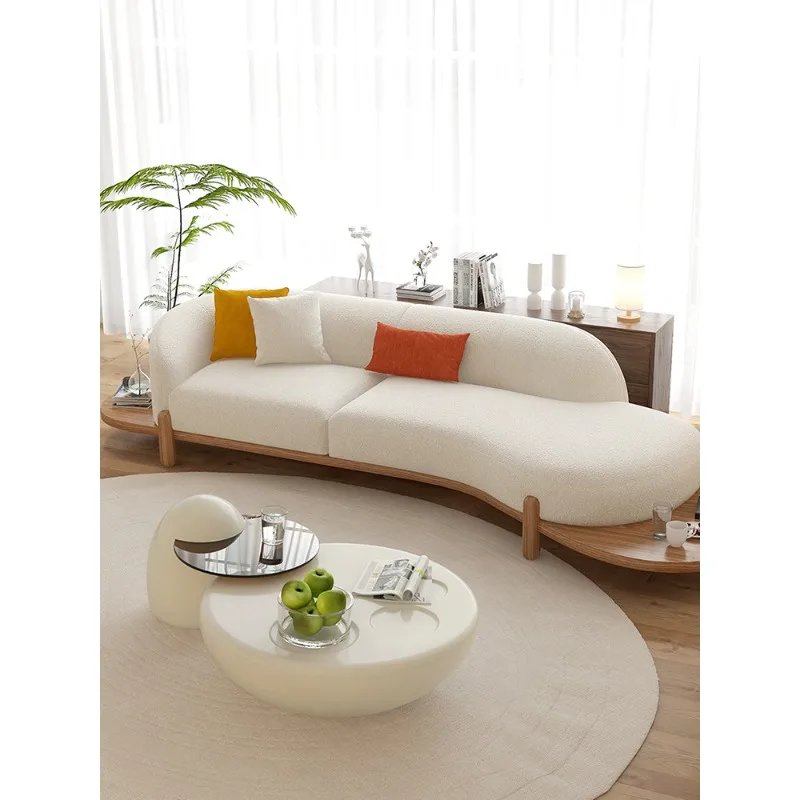 Cream cat claw coffee table, living room modern household combination small apartment
Cream cat claw coffee table, living room modern household combination small apartment