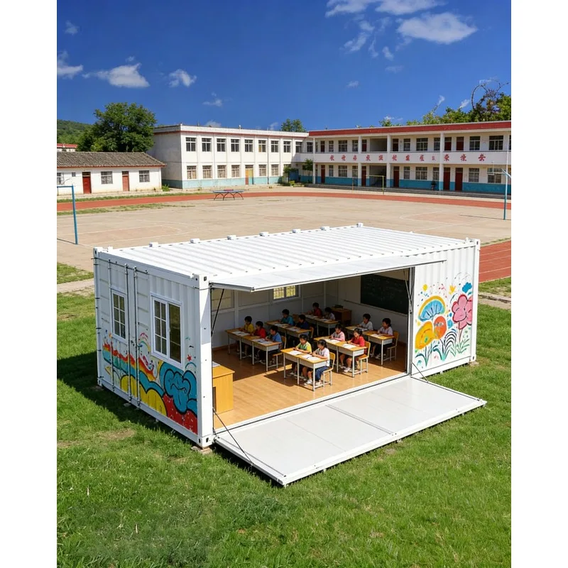 Winterized 20ft Foldable Container House Z-Fold Prefab Home Sandwich Panel Insulated with Bathroom Flat Pack for Villa Hotel Mal
Winterized 20ft Foldable Container House Z-Fold Prefab Home Sandwich Panel Insulated with Bathroom Flat Pack for Villa Hotel Mal