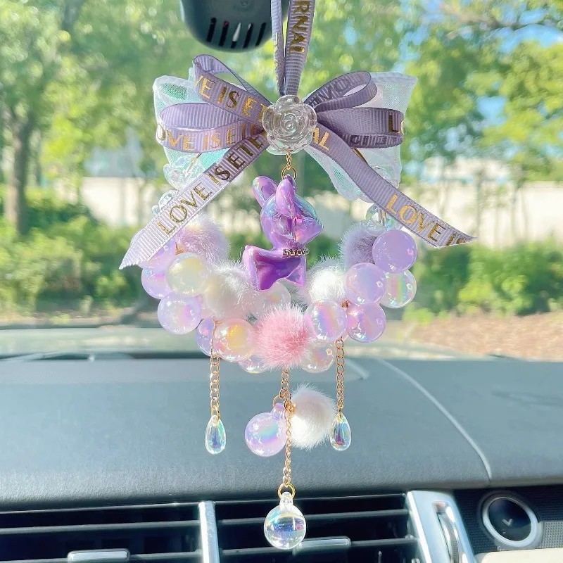 Cute Elk Deer Car Hanging Ornament Bubble Beads Bow Ribbon Pom Pom Car Rearview Mirror Pendant Lucky Auto Interior Charm Gifts
Cute Elk Deer Car Hanging Ornament Bubble Beads Bow Ribbon Pom Pom Car Rearview Mirror Pendant Lucky Auto Interior Charm Gifts