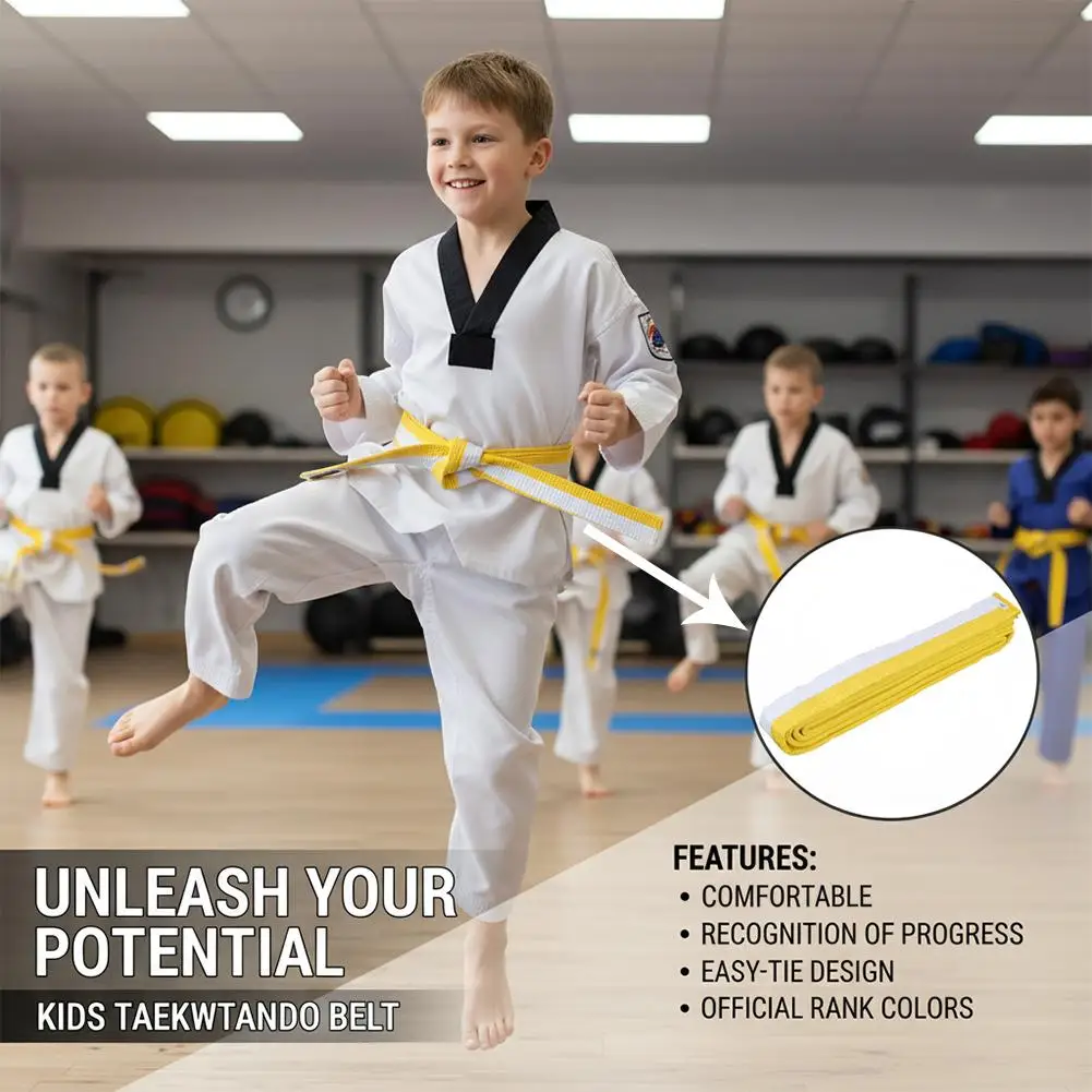 1Pcs 220cm Taekwondo Colored Ranking Belts Cotton Martial Arts Judo Karate TKD Aikido Uniform Belt Kids Adult
1Pcs 220cm Taekwondo Colored Ranking Belts Cotton Martial Arts Judo Karate TKD Aikido Uniform Belt Kids Adult