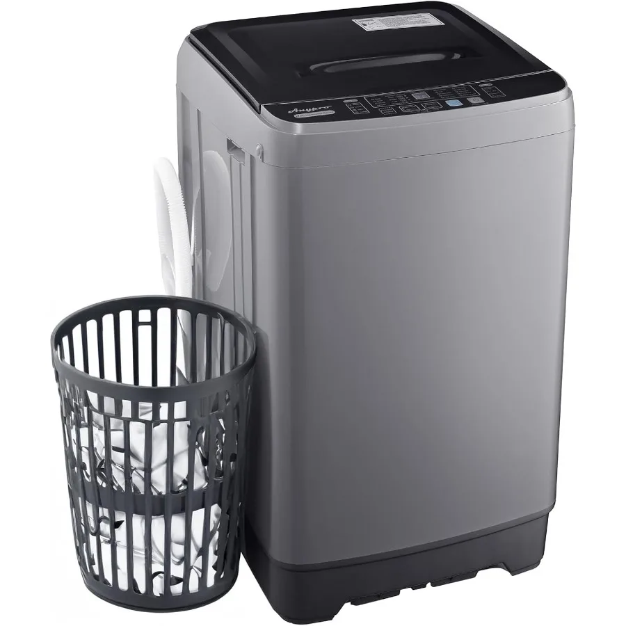 Portable 17.8LBS Full Automatic Washer and Spinner Combo with 10 Washing Programs and 8 Water Levels for Compact Laundry Soluti
Portable 17.8LBS Full Automatic Washer and Spinner Combo with 10 Washing Programs and 8 Water Levels for Compact Laundry Soluti