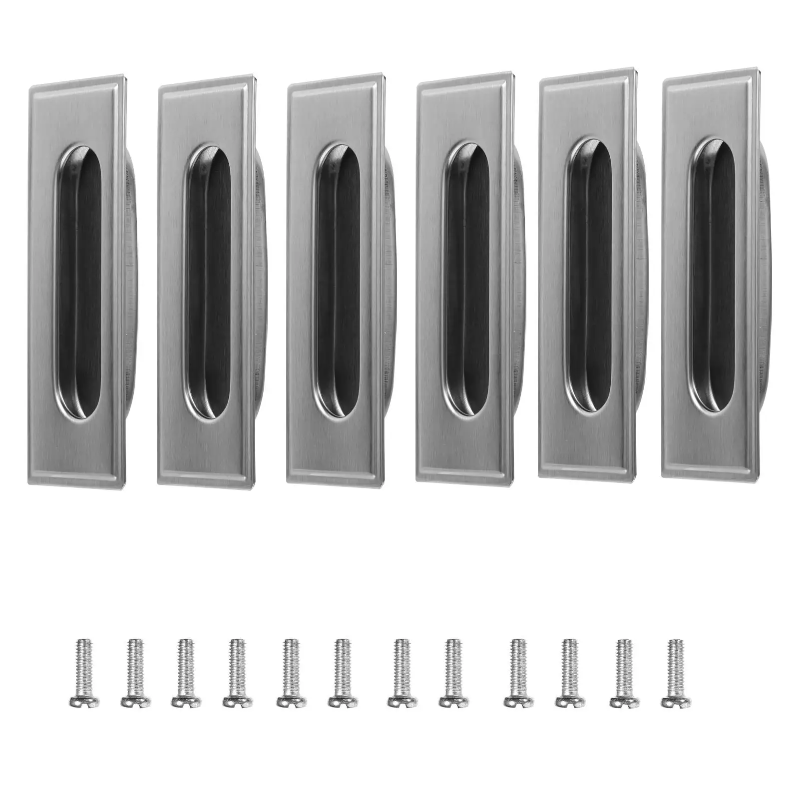6pcs Cabinet Door Handle Stainless Steel Hidden Pull Wardrobe Invisible Furniture Simple Practical Easy Install Hardware
6pcs Cabinet Door Handle Stainless Steel Hidden Pull Wardrobe Invisible Furniture Simple Practical Easy Install Hardware