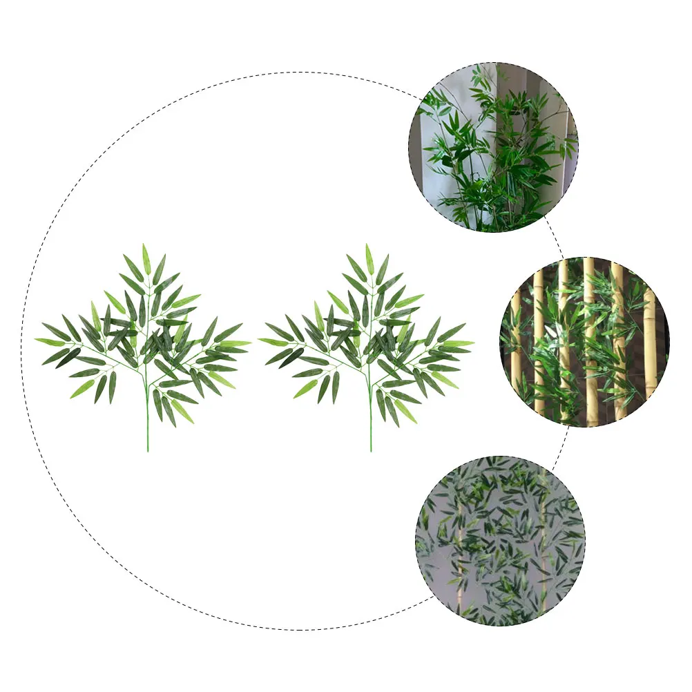 2 Pcs Artificial Bamboo Leaves Decorative Green Simulation Plant Garden Decoration
2 Pcs Artificial Bamboo Leaves Decorative Green Simulation Plant Garden Decoration