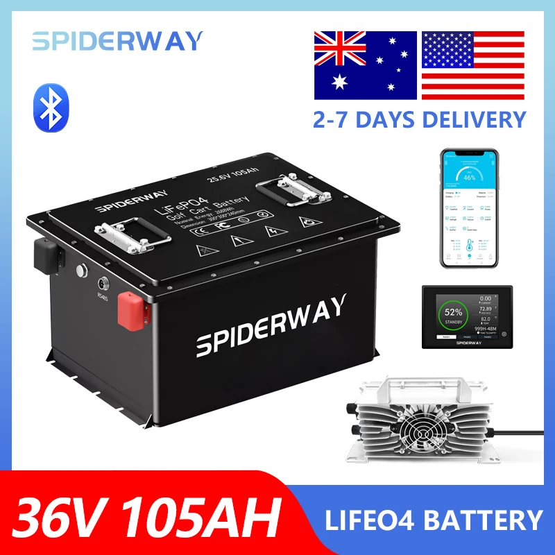 Литиевая батарея LiFePO4 для гольф-кара 36 В 105 Ач для клубного автомобиля EZGO Yamaha Cushman 4,032 кВтч емкостью до 50 миль
Литиевая батарея LiFePO4 для гольф-кара 36 В 105 Ач для клубного автомобиля EZGO Yamaha Cushman 4,032 кВтч емкостью до 50 миль