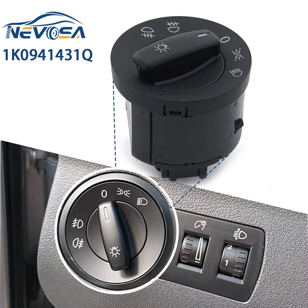 For Volkswagen VW Golf MK5 MK6 Jetta Tiguan Passat B6 CC Car Headlight Head Fog Lamp Light Control Switch 1K0941431Q 5K0941431A
For Volkswagen VW Golf MK5 MK6 Jetta Tiguan Passat B6 CC Car Headlight Head Fog Lamp Light Control Switch 1K0941431Q 5K0941431A