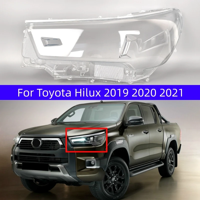 For Toyota Hilux 2019 2020 2021 Car Front Headlamp Cover Transparent Headlight Lampshade Car Accessories
For Toyota Hilux 2019 2020 2021 Car Front Headlamp Cover Transparent Headlight Lampshade Car Accessories