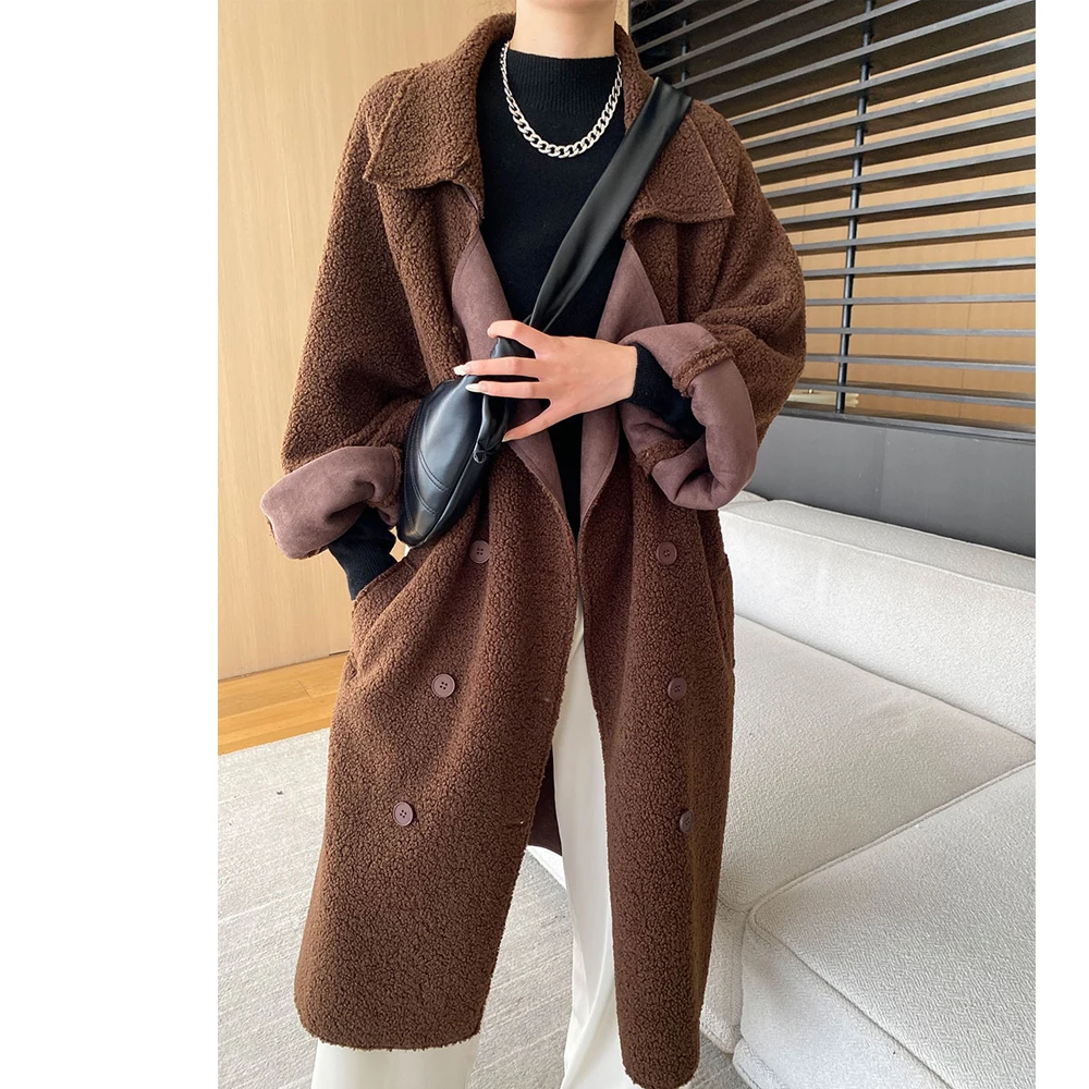 2024 Women Autumn Coats Wide Laple Collar Design Long Coat With Belt Coat Veste Femme Tops
2024 Women Autumn Coats Wide Laple Collar Design Long Coat With Belt Coat Veste Femme Tops
