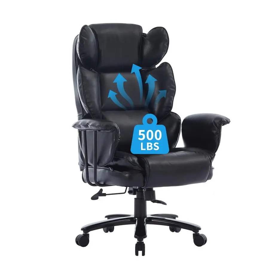 Big and Tall Office Chair, 500 lb. Wide Seat, Ergonomic with Lumbar Support for Low Back Pain Relief, Heavy Duty Office Chair
Big and Tall Office Chair, 500 lb. Wide Seat, Ergonomic with Lumbar Support for Low Back Pain Relief, Heavy Duty Office Chair