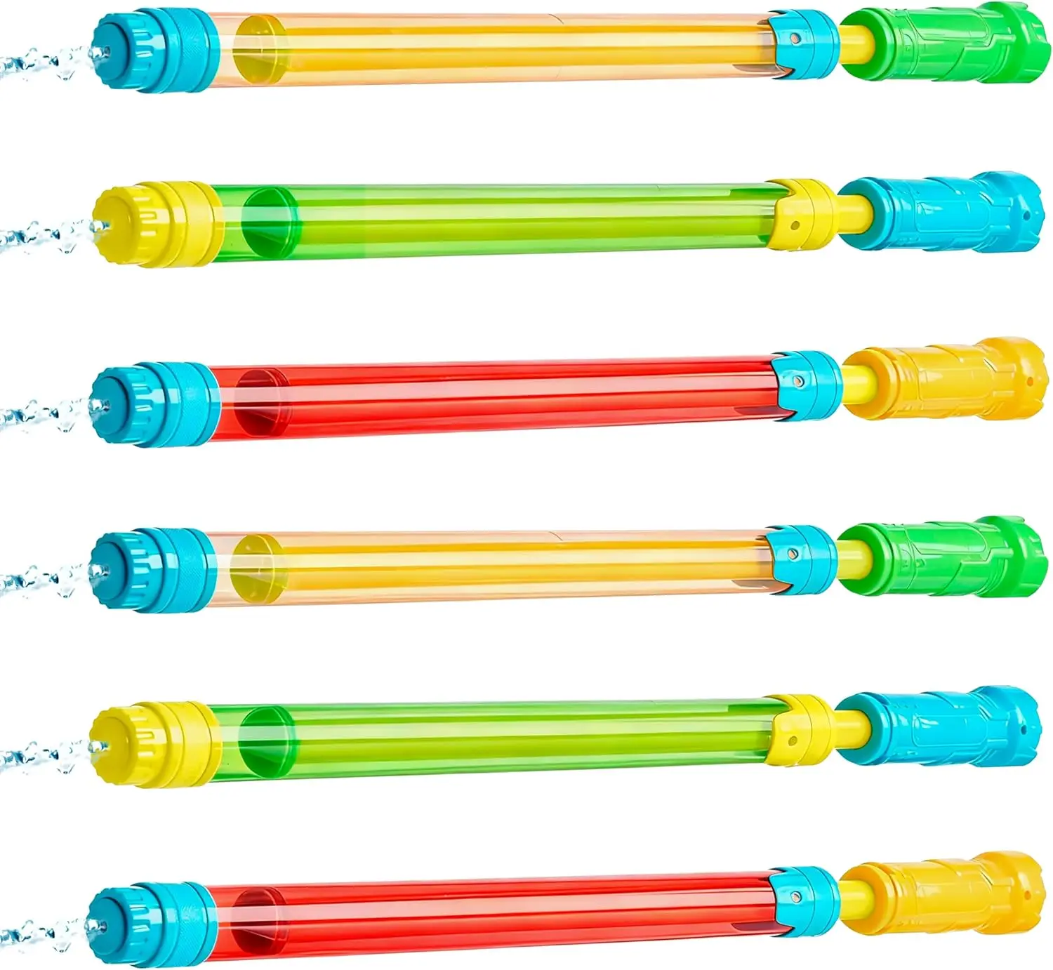 6 Pack Super Blaster Squirt Guns, 16.5'' Water Toys for Summer Pool Beach Fun, Kids Party Favors
6 Pack Super Blaster Squirt Guns, 16.5'' Water Toys for Summer Pool Beach Fun, Kids Party Favors