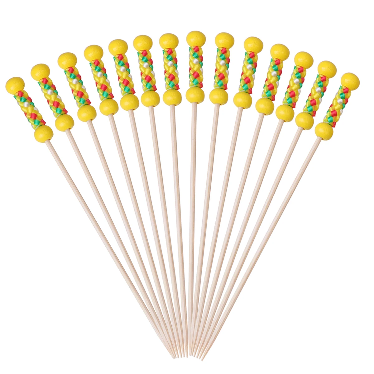 100 Pcs Bamboo Picks Food Beautiful Sticks Pearl Fancy Small Exquisite Design Holiday Decorations
100 Pcs Bamboo Picks Food Beautiful Sticks Pearl Fancy Small Exquisite Design Holiday Decorations
