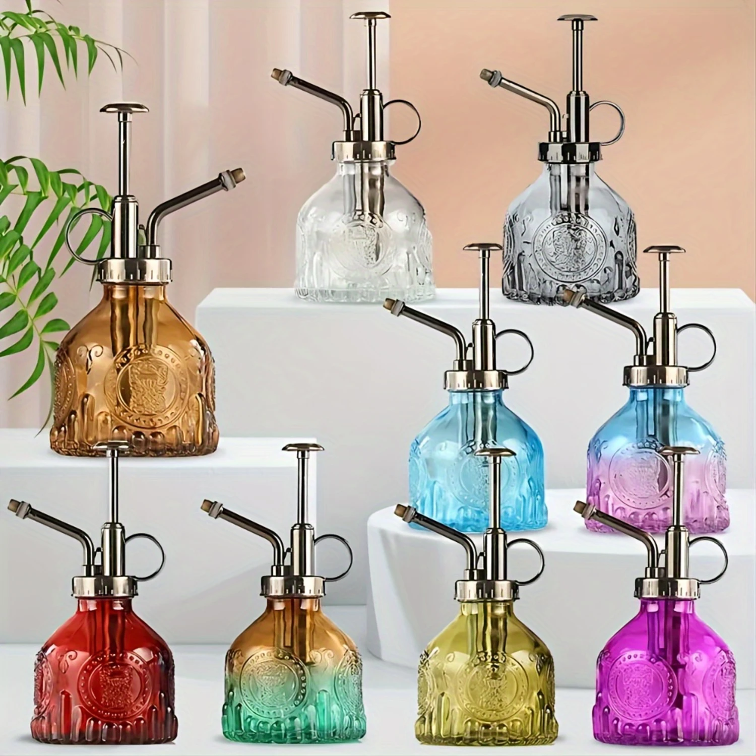 Vintage Plant Spritzer - Glass Mister Spray Bottle for Succulent Watering and House Plant Care - 1pc Plant watering bottle
Vintage Plant Spritzer - Glass Mister Spray Bottle for Succulent Watering and House Plant Care - 1pc Plant watering bottle