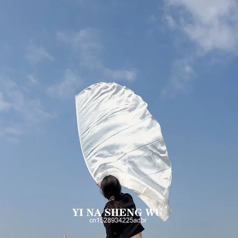 100% Real Silk Oriental Dance Silk Veils Isis Wings With Stick Stage Performance Props Tie Dye Half Circle Half Round Flag
100% Real Silk Oriental Dance Silk Veils Isis Wings With Stick Stage Performance Props Tie Dye Half Circle Half Round Flag