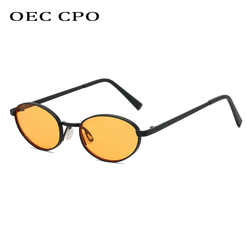 OEC CPO New Fashion Oval Sunglasses Women Metal Frame Candy Color UV400 Shades Sun Glasses Female Punk Men Eyewear Gafas de sol
OEC CPO New Fashion Oval Sunglasses Women Metal Frame Candy Color UV400 Shades Sun Glasses Female Punk Men Eyewear Gafas de sol