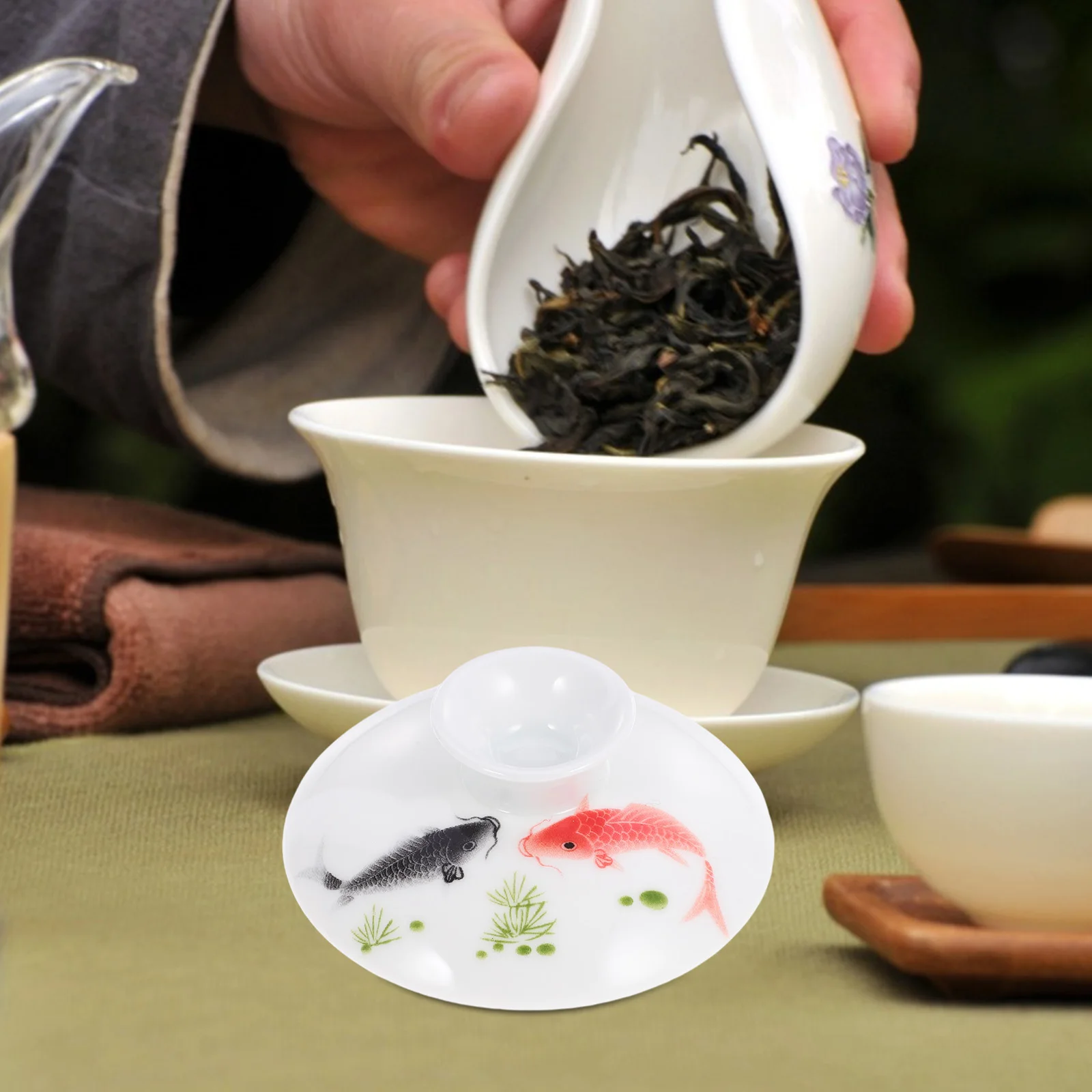 Ceramic Teacup Lid Simple Elegant Shape Perfect for Keeping Drinks Clean At Home Or on The Go Replacement Tea Cup Lid
Ceramic Teacup Lid Simple Elegant Shape Perfect for Keeping Drinks Clean At Home Or on The Go Replacement Tea Cup Lid