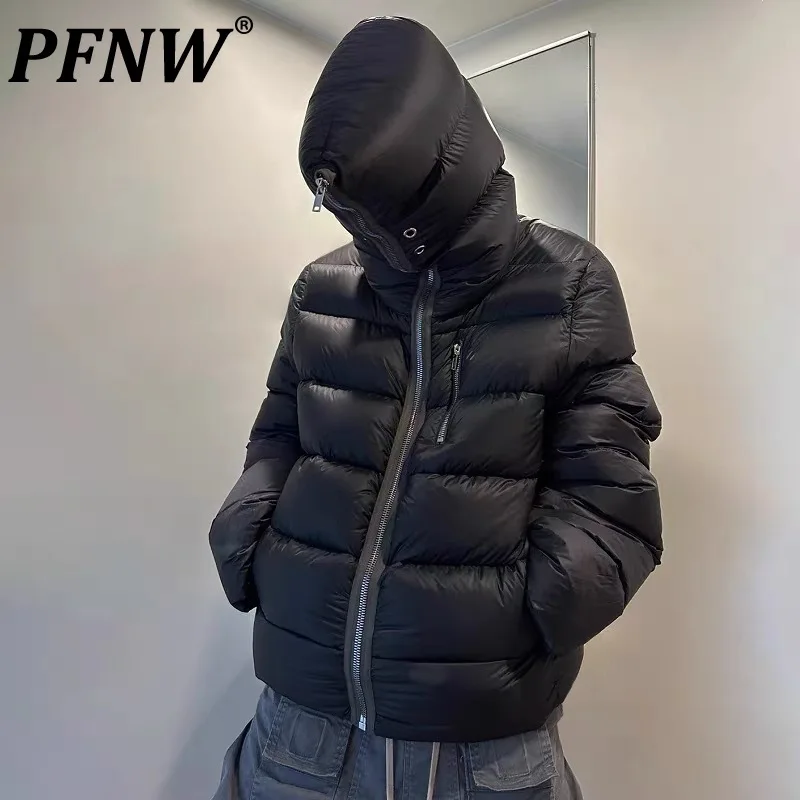 Мужское зимнее пальто на молнии с капюшоном PFNW, черное теплое свободное повседневное пальто с хлопковой подкладкой, 2024
Мужское зимнее пальто на молнии с капюшоном PFNW, черное теплое свободное повседневное пальто с хлопковой подкладкой, 2024