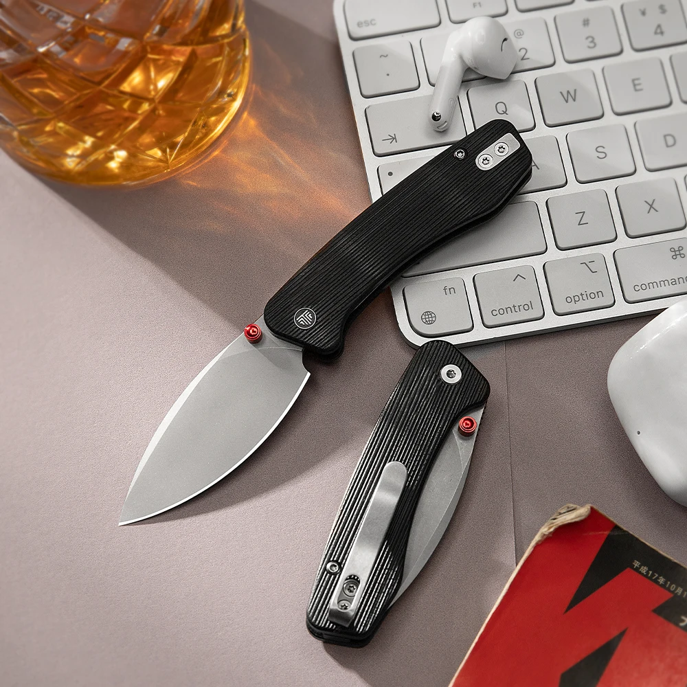 TRIVISA Pocket Folding Koala-BG Knife EDC for Men N690 Blade G10 Handle with Clip Survival Outdoor Camping Fishing Hunting Tool
TRIVISA Pocket Folding Koala-BG Knife EDC for Men N690 Blade G10 Handle with Clip Survival Outdoor Camping Fishing Hunting Tool