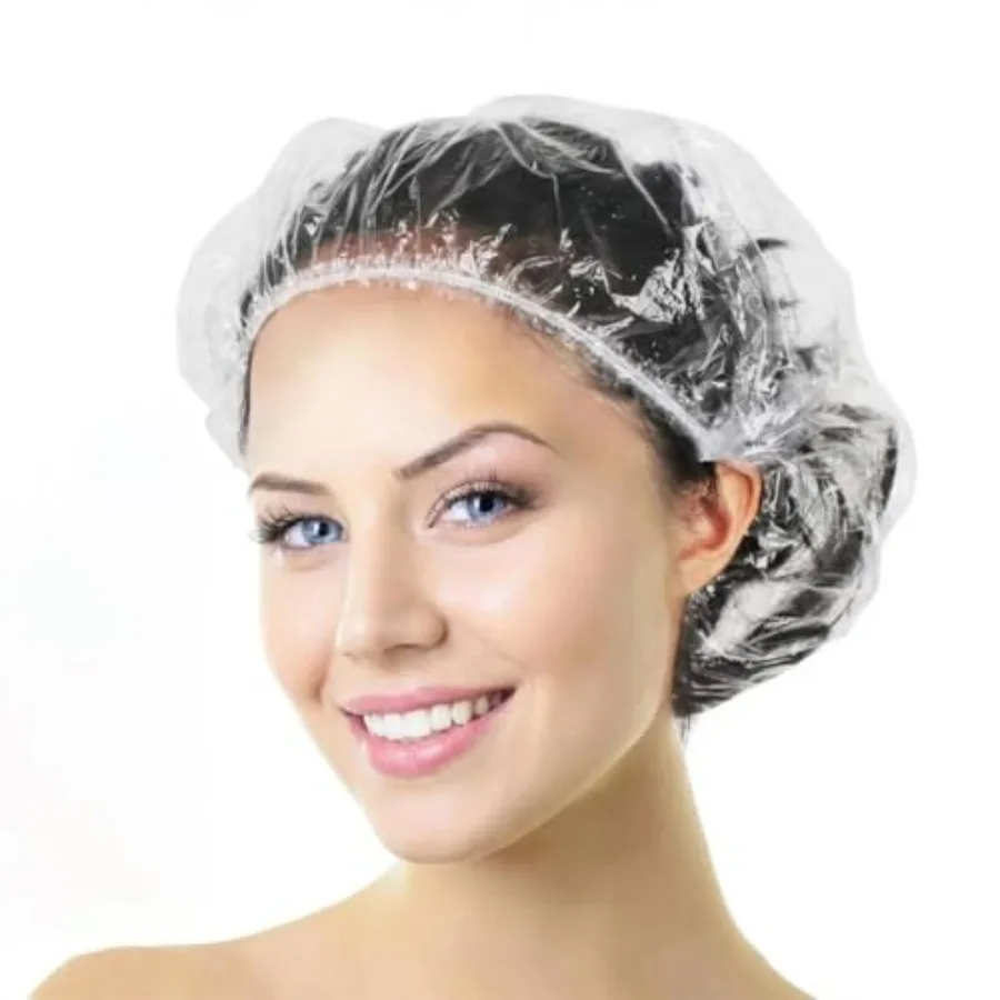 Shower Cap Disposable, 50 PCS Bath Caps Larger Thick Clear Waterproof Plastic Elastic Hair Bath Caps for Women, Hotel Travel Es
Shower Cap Disposable, 50 PCS Bath Caps Larger Thick Clear Waterproof Plastic Elastic Hair Bath Caps for Women, Hotel Travel Es
