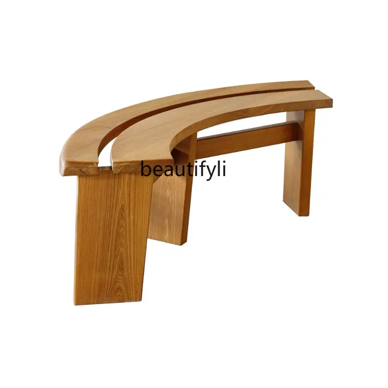 Mid-Ancient Replica Solid Wood Bench Bench Modeling Creative Design Sense Niche Retro Furniture
Mid-Ancient Replica Solid Wood Bench Bench Modeling Creative Design Sense Niche Retro Furniture