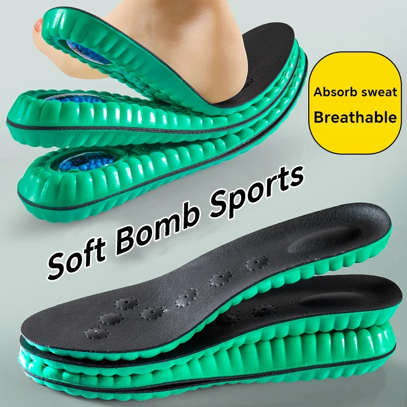 1 pair of 4D orthopedic sports insoles with soft, breathable, high-elasticity shock absorption, suitable for men and women, and
1 pair of 4D orthopedic sports insoles with soft, breathable, high-elasticity shock absorption, suitable for men and women, and
