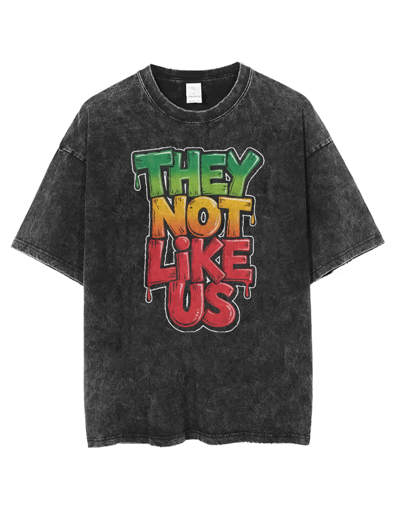 They not like us Taking A Sick Day Because I'm Sick Of You People Black Washed Round Neck T-Shirt Loosefor Men Women for Winter
They not like us Taking A Sick Day Because I'm Sick Of You People Black Washed Round Neck T-Shirt Loosefor Men Women for Winter