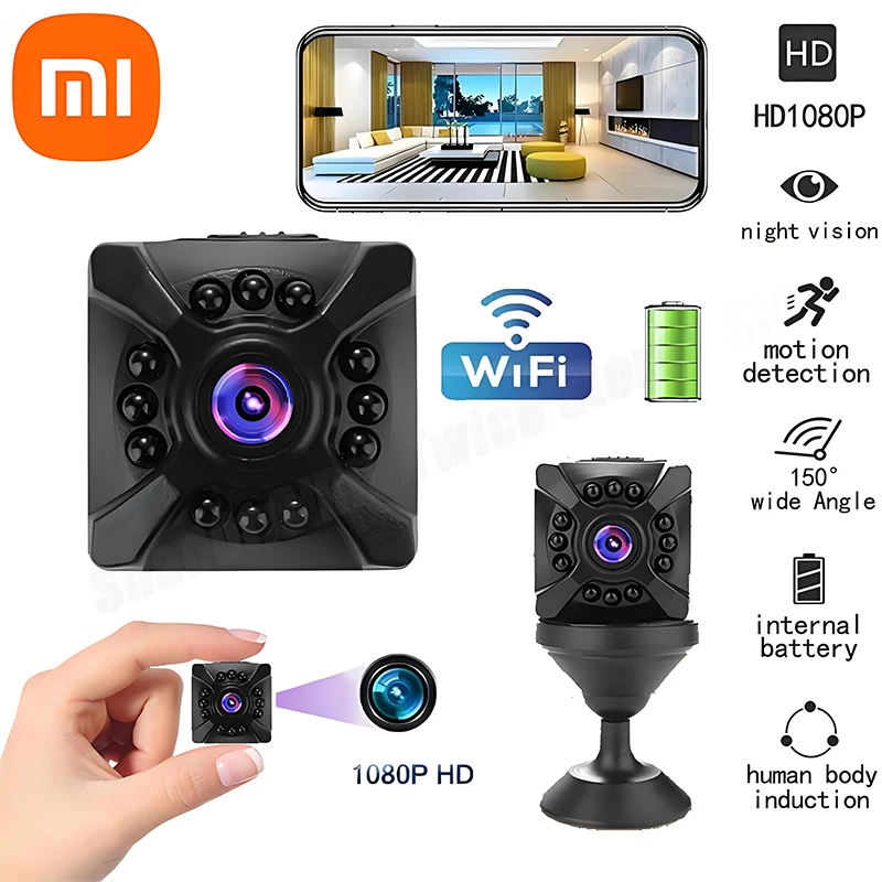 Xiaomi Mini WiFi Camera 1080p Mobile Monitoring With Light Infrared Night Vision Remote Security Surveillance Camcorder Home
Xiaomi Mini WiFi Camera 1080p Mobile Monitoring With Light Infrared Night Vision Remote Security Surveillance Camcorder Home