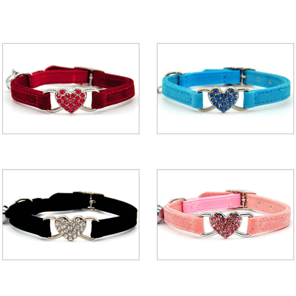 1pc Rhinestone Cat Collar Heart Shape Adjustable Pet Collar for Cats Bling Love Cute Adult Safety Rhinestones Cat Neck Chain
1pc Rhinestone Cat Collar Heart Shape Adjustable Pet Collar for Cats Bling Love Cute Adult Safety Rhinestones Cat Neck Chain
