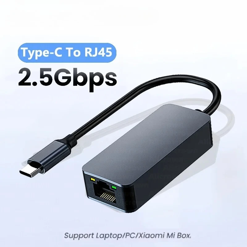 2500 Мбит/с USB 3.0 Type-C к сетевой карте RJ45 2,5G адаптер Gigabit Ethernet конвертер Lan Hub для ПК ноутбука для Windows 8,1/10/11
2500 Мбит/с USB 3.0 Type-C к сетевой карте RJ45 2,5G адаптер Gigabit Ethernet конвертер Lan Hub для ПК ноутбука для Windows 8,1/10/11