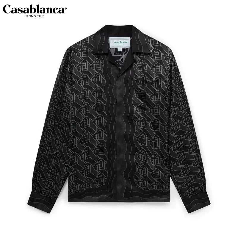 CASABLANCA Men's Minimalist Shirt With Button Stretch Lightweight Outdoor Sports Blouse Long Sleeve Lapel Neck Fashion Shirts
CASABLANCA Men's Minimalist Shirt With Button Stretch Lightweight Outdoor Sports Blouse Long Sleeve Lapel Neck Fashion Shirts