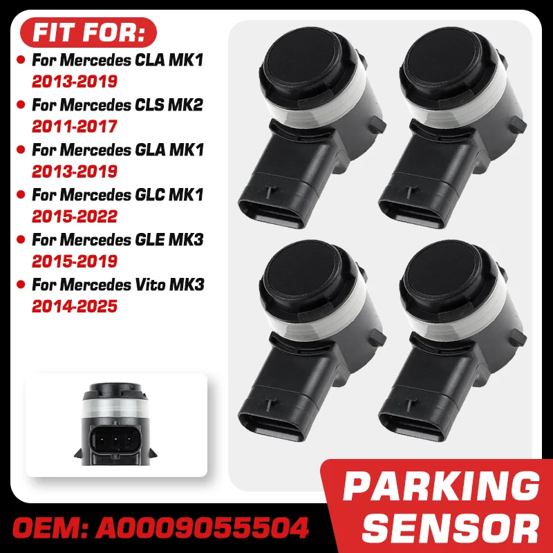 A0009055504 For Mercedes-Benz CLA CLS GLA GLC GLE C117 C218 X156 X253 W166 Mercedes-Benz Vito W447 2014-2025 Parking Sensor PDC
A0009055504 For Mercedes-Benz CLA CLS GLA GLC GLE C117 C218 X156 X253 W166 Mercedes-Benz Vito W447 2014-2025 Parking Sensor PDC