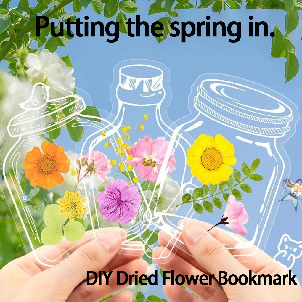 200PCS DIY Transparent Dried Flower Bookmarks Floral Plant Clear Bookmarks Decorations Floating Flower And Plant Bookmark Maker
200PCS DIY Transparent Dried Flower Bookmarks Floral Plant Clear Bookmarks Decorations Floating Flower And Plant Bookmark Maker
