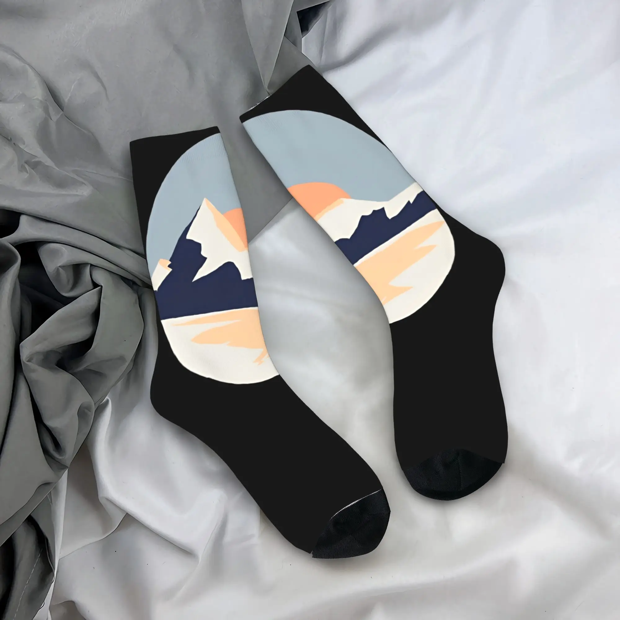Snowy Sunset Mountain Nature Socks Winter Snow Mountain Sunset Stockings Couple Warm Soft Socks Printed Running Non Skid Socks
Snowy Sunset Mountain Nature Socks Winter Snow Mountain Sunset Stockings Couple Warm Soft Socks Printed Running Non Skid Socks