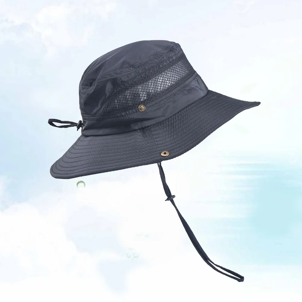 Polyester Sunscreen Hats Beach Caps Fisherman's UV Protection for Field Activities with Adjustable Cord Women's Womens
Polyester Sunscreen Hats Beach Caps Fisherman's UV Protection for Field Activities with Adjustable Cord Women's Womens