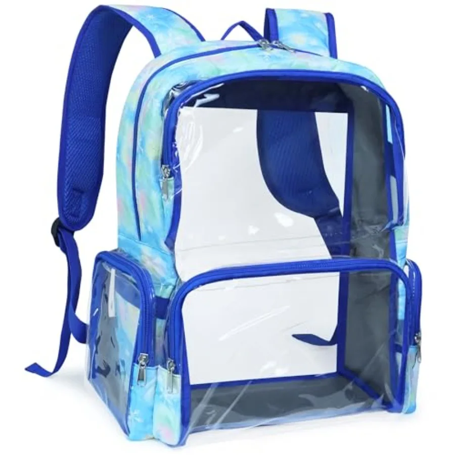 Clear Backpack Heavy Duty, 18'' Large Clear Backpack with Multiple Pockets, See Through Bookbag for College Work Security, LOVE
Clear Backpack Heavy Duty, 18'' Large Clear Backpack with Multiple Pockets, See Through Bookbag for College Work Security, LOVE