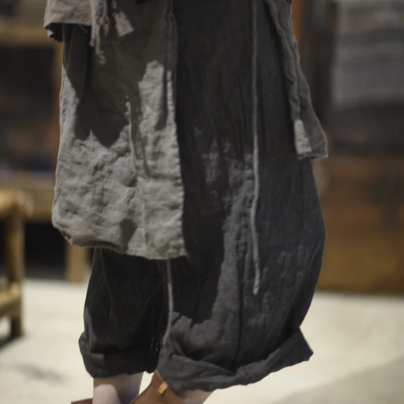 New Spring Women Good Quality Vintage 100% Cotton Linen Patchwork Devise Ankle-length Pants Elastic Waist Wide Leg Pants Y190
New Spring Women Good Quality Vintage 100% Cotton Linen Patchwork Devise Ankle-length Pants Elastic Waist Wide Leg Pants Y190