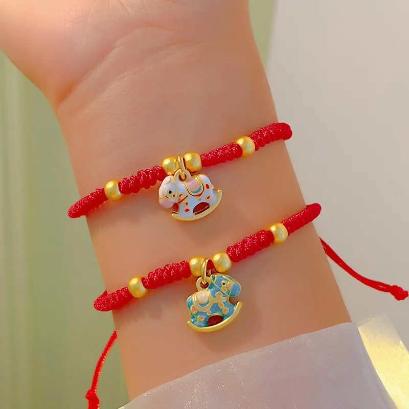 2026 New Year Zodiac Horse Lucky Braided Rope Bracelet Chinese Style Red Thread String Adjustable Bracelets Blessing Jewelry
2026 New Year Zodiac Horse Lucky Braided Rope Bracelet Chinese Style Red Thread String Adjustable Bracelets Blessing Jewelry