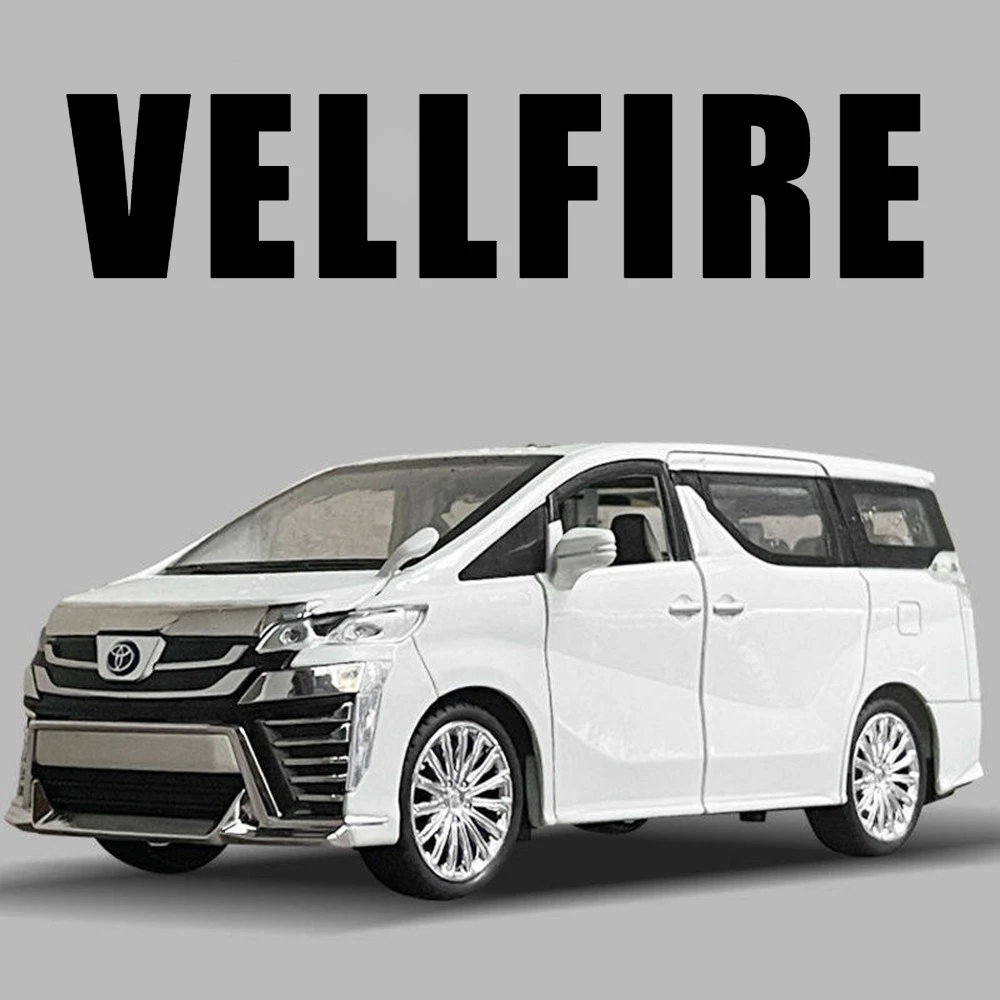 Масштаб 1:24 Vellfire Carmy, модель автомобиля, игрушечный металлический литой под давлением музыкальный светильник, модели с откатным механизмом, игрушки, открытые двери, автомобиль, детские украшения, подарок
Масштаб 1:24 Vellfire Carmy, модель автомобиля, игрушечный металлический литой под давлением музыкальный светильник, модели с откатным механизмом, игрушки, открытые двери, автомобиль, детские украшения, подарок