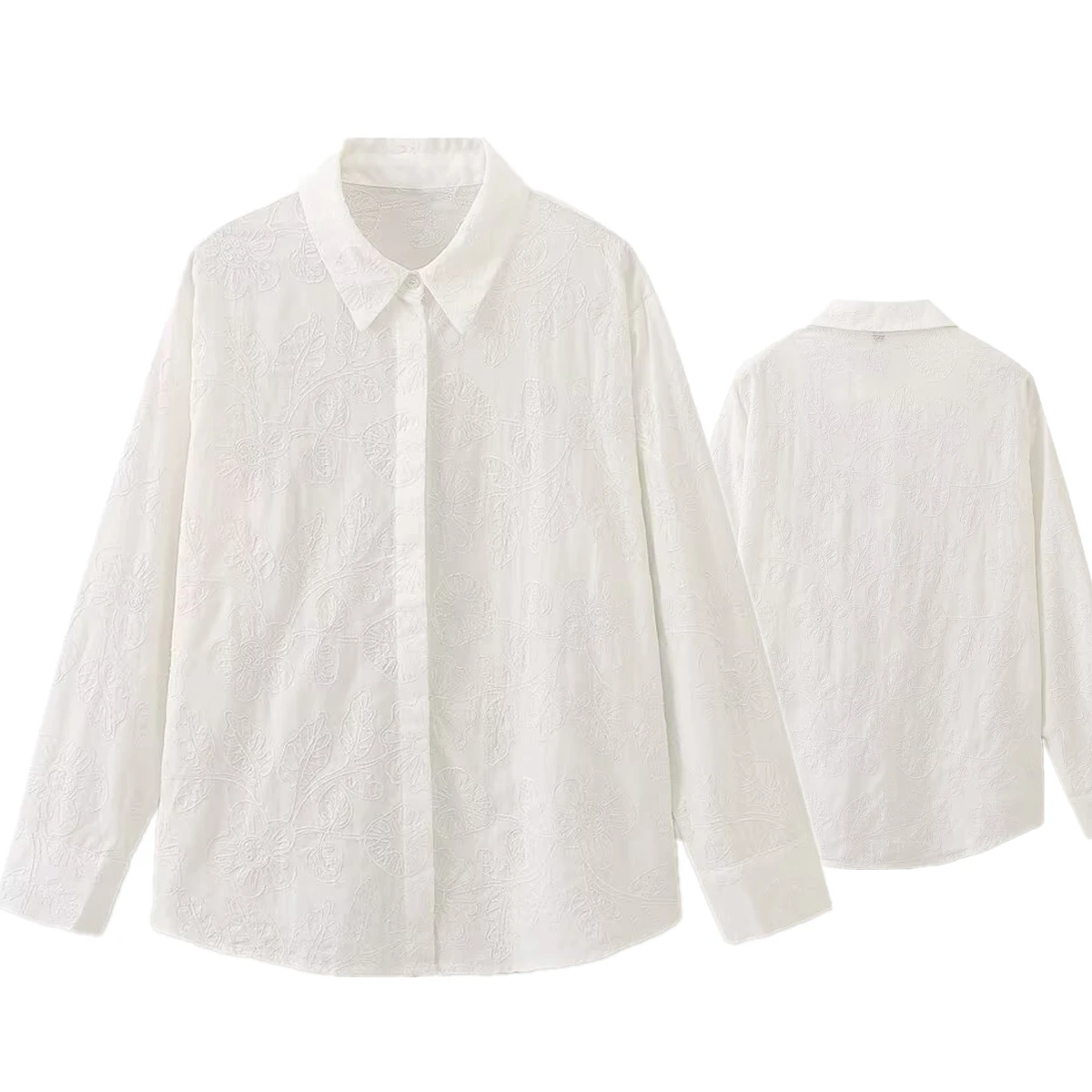 Dave&Di French Countryside Style Elegant White Shirt Summer Minimalist Cotton Embroidery Hollow Out Shirt For Women
Dave&Di French Countryside Style Elegant White Shirt Summer Minimalist Cotton Embroidery Hollow Out Shirt For Women