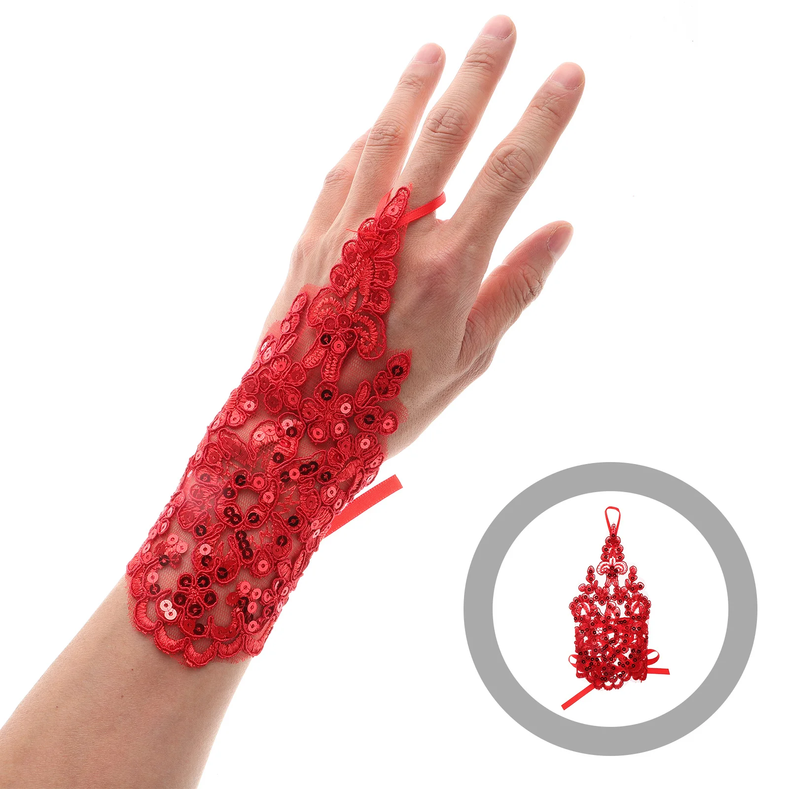 1Pair Lace Fingerless Gloves for Soft Comfortable Wearable At Wedding Party Performance Dance Recital Special Occasion
1Pair Lace Fingerless Gloves for Soft Comfortable Wearable At Wedding Party Performance Dance Recital Special Occasion