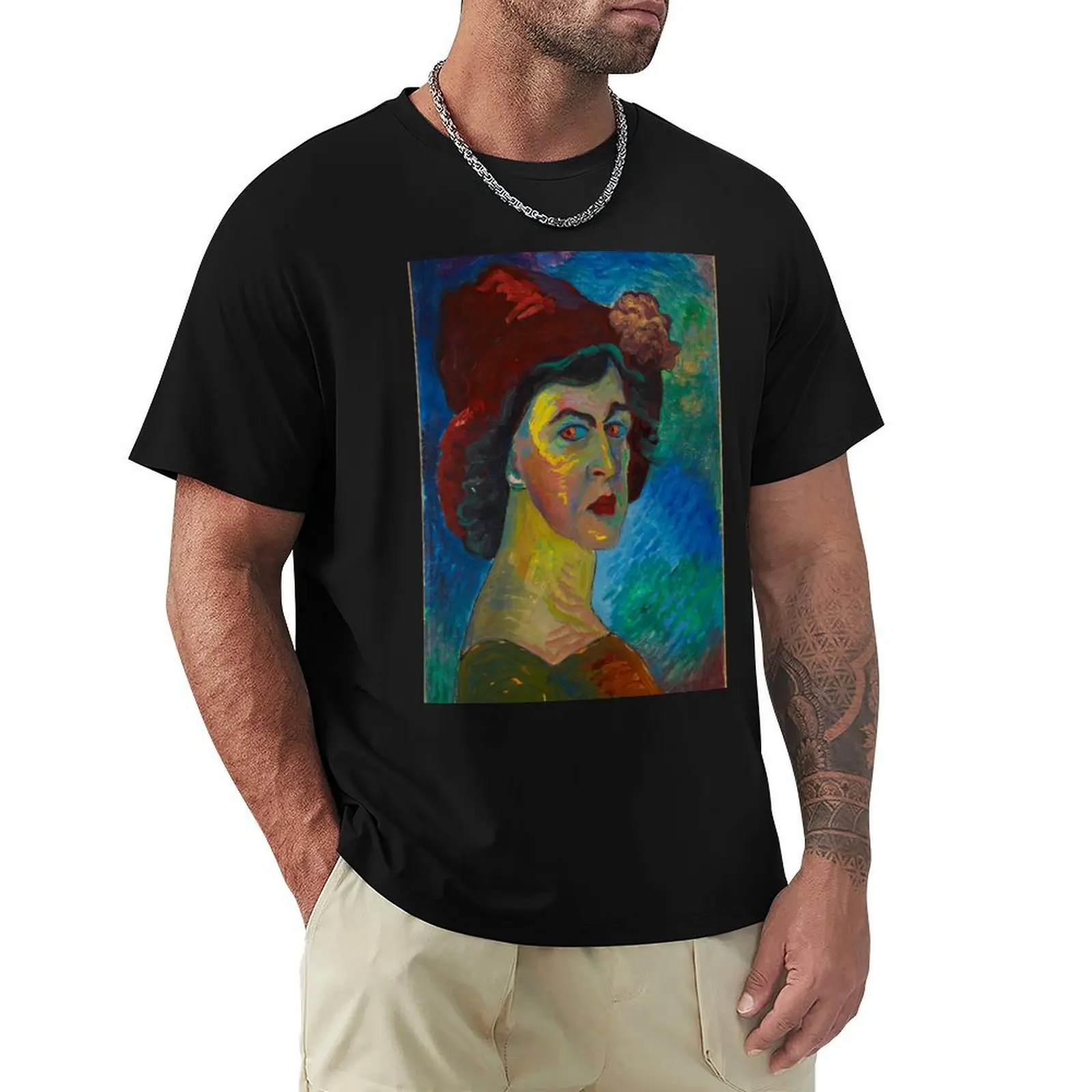 Self-portrait I by Marianne von Werefkin, 1910 T-Shirt vintage anime shirt sweat men clothings
Self-portrait I by Marianne von Werefkin, 1910 T-Shirt vintage anime shirt sweat men clothings