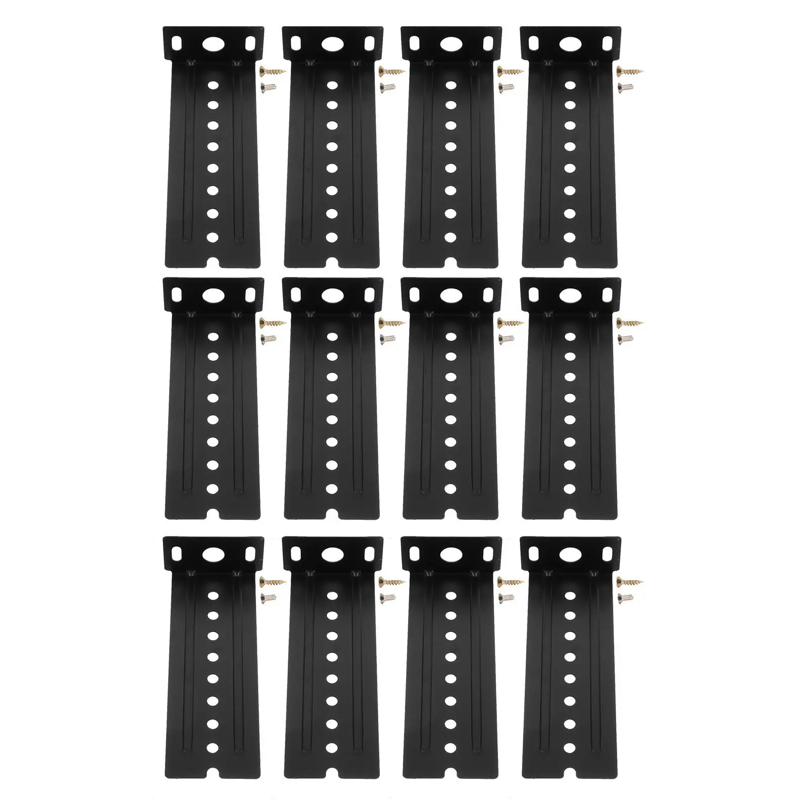 12Pcs Keyboard Slide Brackets Reinforced Stainless Steel Rear Mount Drawer Track Support Bracket Under Desk Keyboard Tray
12Pcs Keyboard Slide Brackets Reinforced Stainless Steel Rear Mount Drawer Track Support Bracket Under Desk Keyboard Tray