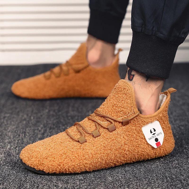 YRZL Winter Cotton Shoes Men Warm Slip on Lightweight Winter Slippers Men Plush Indoor Home Cotton Loafers Men Warm Shoes
YRZL Winter Cotton Shoes Men Warm Slip on Lightweight Winter Slippers Men Plush Indoor Home Cotton Loafers Men Warm Shoes