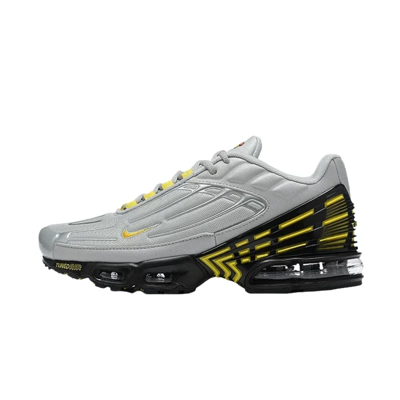 Мужские кроссовки Nike Air Max Plus 3, нескользящие, прочные, удобные, спортивные, амортизирующие, дышащие, легкие, серые.
Мужские кроссовки Nike Air Max Plus 3, нескользящие, прочные, удобные, спортивные, амортизирующие, дышащие, легкие, серые.