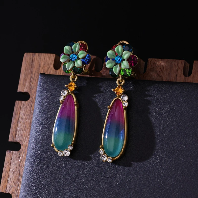 Vintage Enamel Painted Flower Jewelry Set Elegant Floral Necklace Earrings Bracelet Retro Boho Women Daily Party Accessories
Vintage Enamel Painted Flower Jewelry Set Elegant Floral Necklace Earrings Bracelet Retro Boho Women Daily Party Accessories